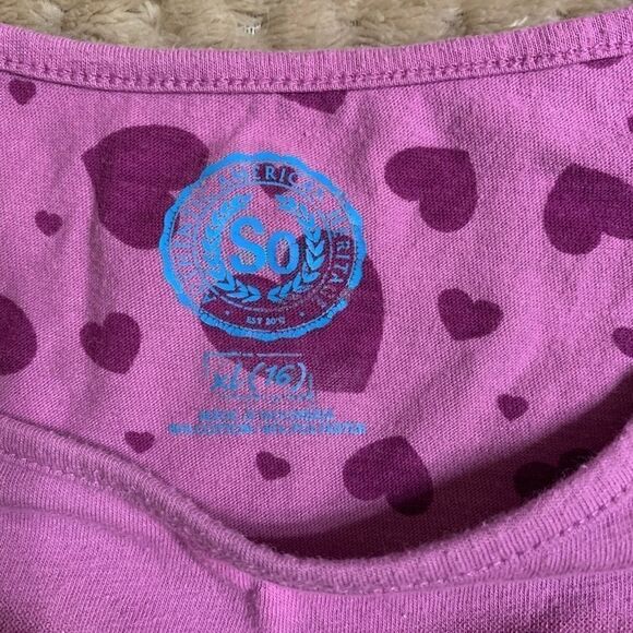 So Cap sleeve Pink Love T-shirt - Picture 4 of 4